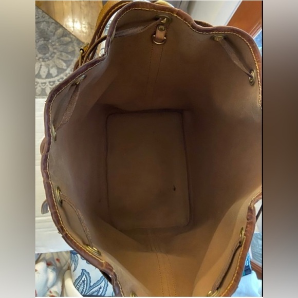 Luis Vuitton Brown Coated Bucket Bag - Picture 10 of 10